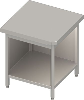 Stalgast Eckmodul 90 Free Flow mit offenem Unterschrank 785x785x880 mm, Edelstahld