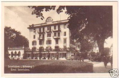 03228 Ak Interlaken Höheweg Hotel Intelaken um 1940