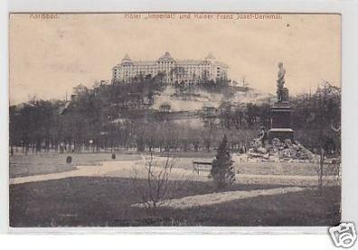 04131 Ak Karlsbad Hotel "Imperial" 1920