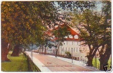 07238 Ak Kiel Düsternbrooker Weg und Seeburg 1916