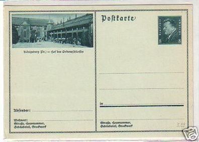 08301 Ganzsachen-Postkarte Königsberg um 1930