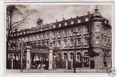 09941 Ak Regensburg Park Hotel Maximilian 1935