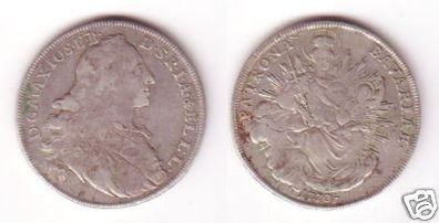 1 Taler Silber Münze Patrona Bavaria Bayern 1770 (MU0826)