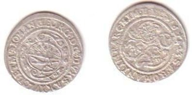 1/24 Taler Silber Münze Sachsen 1623