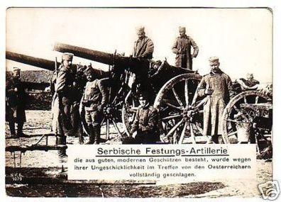 10: Maximum-Ak Serbische Festungs Artillerie um 1915