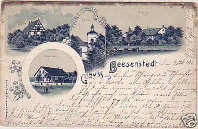10567 Mehrbild Ak Gruss aus Beesenstädt 1903