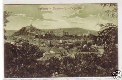 13085 Ak Schässburg Rumänien Totalansicht um 1920