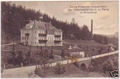 14116 Ak Wilischthal König Friedrich August Heim 1913