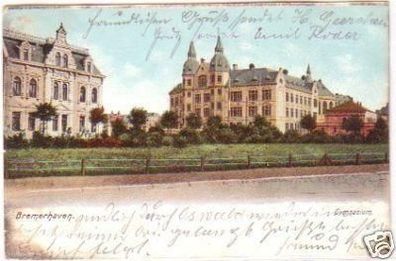 14141 Ak Bremerhaven Gymnasium 1904
