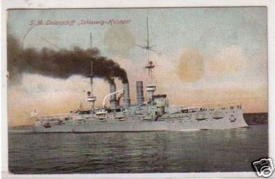 14408 Ak S.M. Linienschiff "Schleswig Holstein" 1909