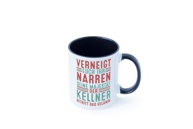 Verneigt euch: Kellner | kellnern | Bedienung Tasse - Geschenk