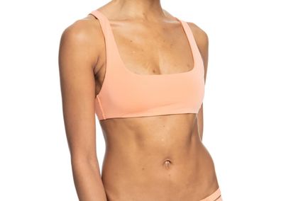 ROXY Bikini Top Sd Beach Classics Bralette papaya punch - Größe: XS