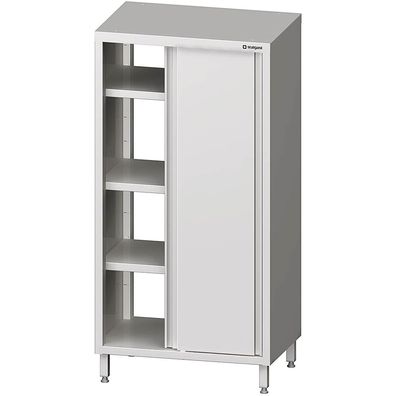 Durchreiche-Hochschrank mit Schiebetüren, 800x700x1800 mm, verschweißt