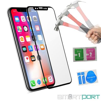 10D Panzerfolie FÜR iPHONE XSMAX|11 PRO MAX Display Schutzglas 3D CURVED FULL 9H