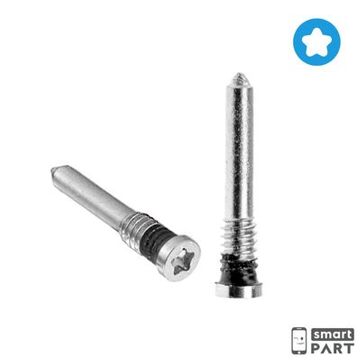 2x Für iPhone 11|Pro|Max Pentalobe TORX 5-Stern Schrauben Set Silber Dock Screws