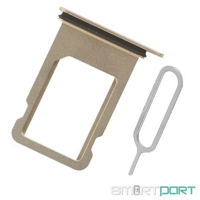 FÜR iPHONE 7 SIM KARTEN HALTER FACH Adapter SLOT MIT NADEL ÖFFNER PIN GOLD