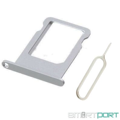 FÜR iPHONE 6 PLUS SIM KARTEN HALTER FACH Adapter Stecker CARD SLOT SILBER + PIN