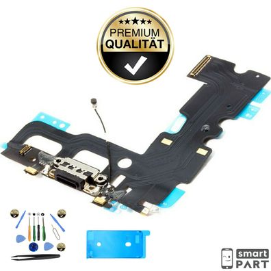 FÜR iPHONE 7 Ladebuchse Mikrofon NETZ Antenne DOCK Connector FLEX Schwarz | WEIß