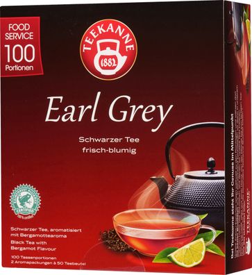 Teekanne Earl Grey 100 er 175 g