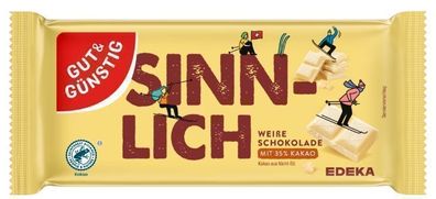 G&G Weiße Schokolade 100 g - Feine Schokoladenspezialität aus Deutschland