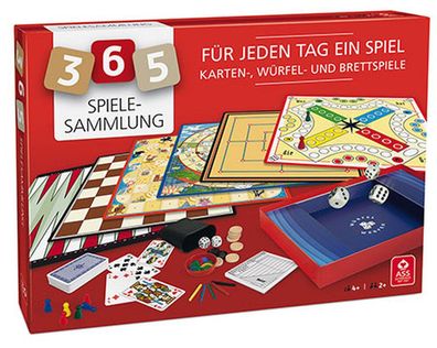 Spielesammlung mit 365 Spielmöglichkeiten