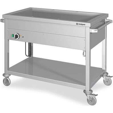 Bain-Marie Wagen mit einem Becken, für 2x GN1/880x600x850 mm