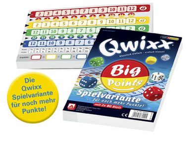 Qwixx | Big Points - Zusatzblöcke (2er)