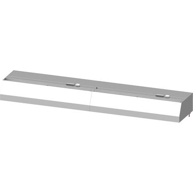 Wandhaube "Basic Line", Trapezform 4100 mm x 900 mm mit Flammschutzfilter Typ B