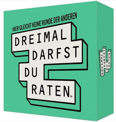 Dreimal darfst Du raten