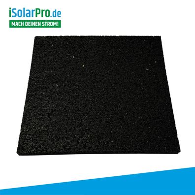 Bautenschutzmatten 200 x 200 x 12 mm für Aufständerung aus Feinbeton für PV Solarmod