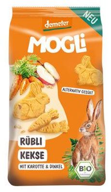 MOGLi Naturkost GmbH Rübli Kekse mit Karotte und Dinkel 125g