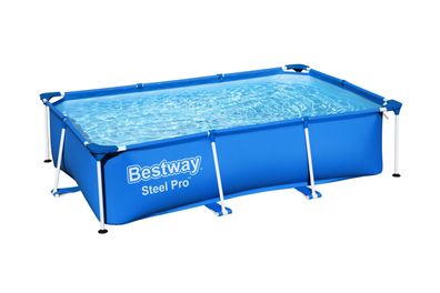 Bestway Steel Pro, eckig, blau, ohne Zubehör 259 x 170 x 61 cm