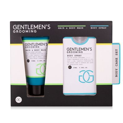 Geschenkset für Männer Gentlemen's Grooming Shampoo & Duschgel, Körperspray