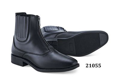 R&S Reißverschlussstiefeletten Reitstiefelette m. Frontreißverschluss