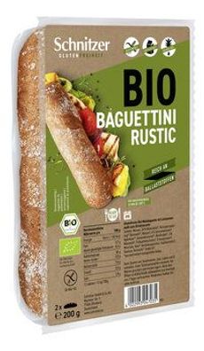 Schnitzer Glutenfreiheit Bio Baguettini Rustic 200g