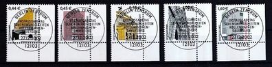 BRD 2002 gestempelt ESST Eck-Rand unten rechts MiNr. 2298A-2302A Sehenswürdigkeiten