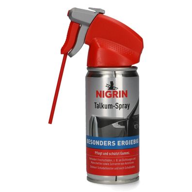 Nigrin TalkumSpray 100ml Schmiermittel GummiPflege Dichtungen Manschetten etc