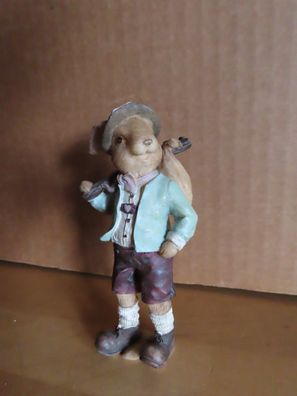 Figur Hase Wanderer mit Lederhosen Seneca Design ca. 12,5 cm H