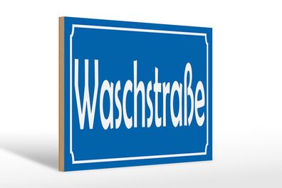 Holzschild Spruch 12x18 cm Waschstraße Schild