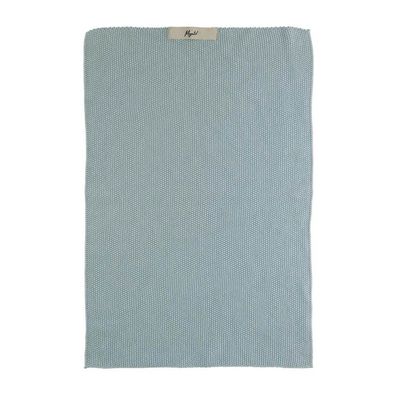 Handtuch MYNTE nordic sky hellblau gestricktes Küchentuch 40x60cm Gästetuch