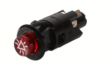 Warnblinkschalter Hella Einbau 7-polig rot inkl. Halter