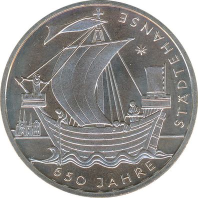 BRD 10 Euro 2006 J 650 Jahre Städtehanse Silber*