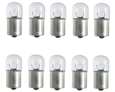 10 x Glühlampe 24V x 10 / R10W BA15s Vgl. Nr. OSRAM 5637