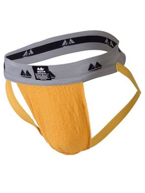 MM The Original Jockstrap Underwear Gold/Grey 2 inch