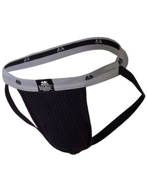 MM Original Edition Jockstrap - Taillenband 3 cm/1'' - schwarz/grau