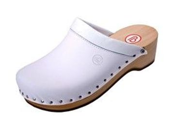 Berkemann Clog Soft Toeffler weiß Gr. 2,5 - 13 Leder 00412-100