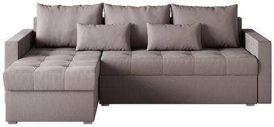 Ecksofa HOT L-Form mit Schlaffunktion, Couch mit Bettkasten Sofa Schlafsofa Eckcouch