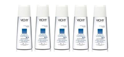 VICHY Purete Thermale Reinigungswasser Mini, 5 x 30 ml Gesichtswasser Reinigung