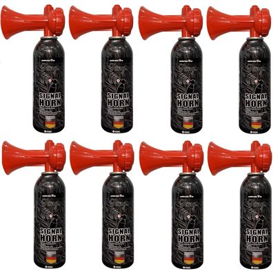 8 x JUNG VA2 Druckluftfanfare Air Horn Profi Fanfare 400ml, 150 Signale, Tröte