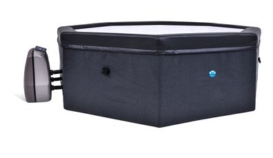 JUNG Octopus Whirlpool aufblasbar achteck, Halbstarr Pool beheizt beheizbar NEU